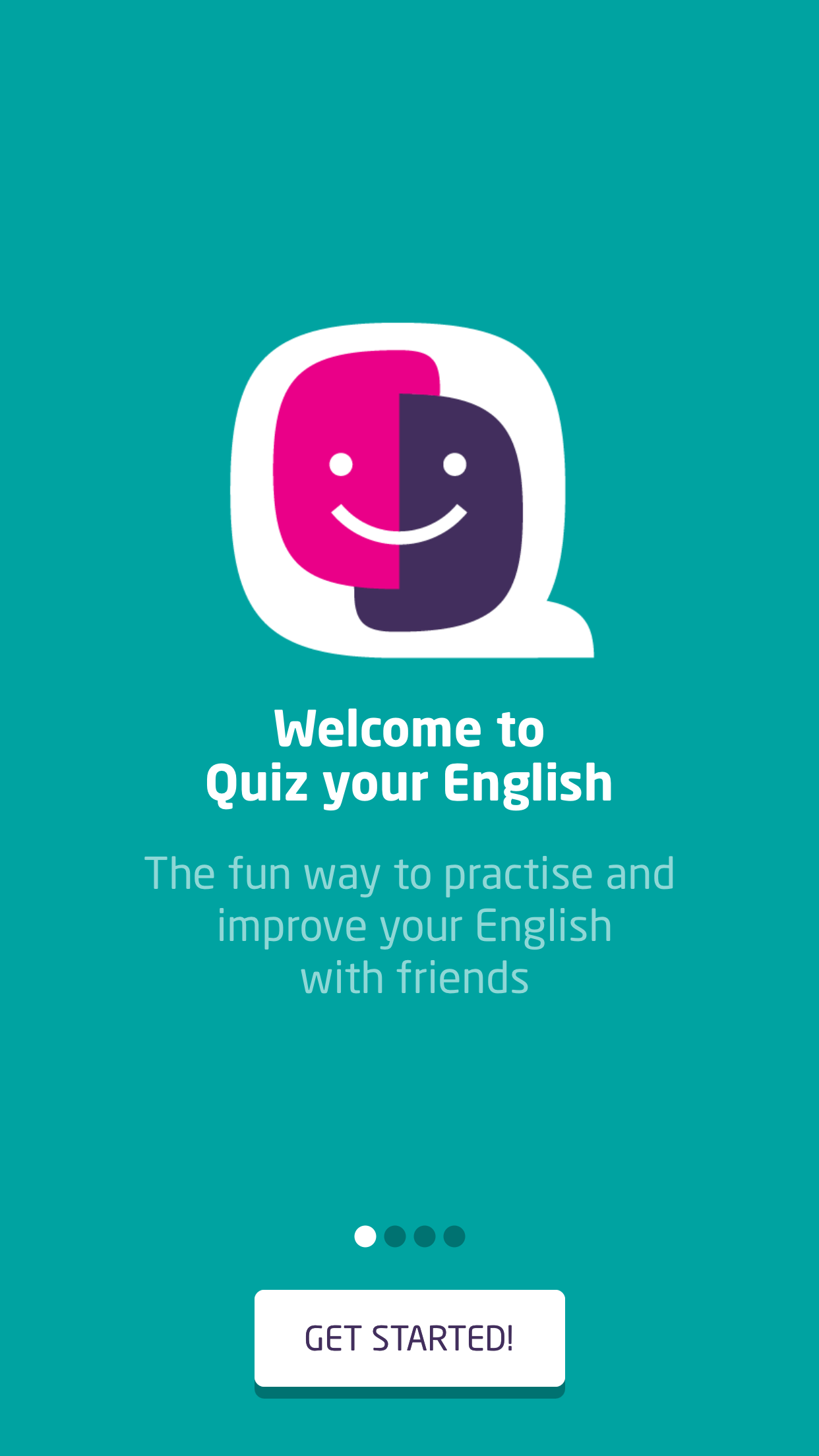 Quiz your English pantalla de inicio
